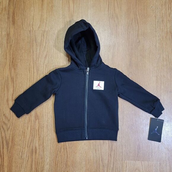 Air Jordan 1 3 4 6 Baby Pants Jacket Black Set - Picture 9 of 11